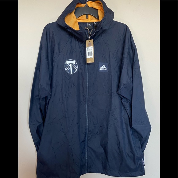 NEW Adidas Portland Timbers Windbreaker Hacker - Picture 9 of 9